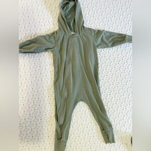 Mini Mioche - Jersey Biker Romper - Kiwi - Size 1/2